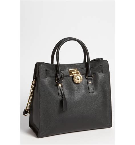 hamilton saffiano leather tote michael kors|Hamilton saffiano leather tote bag.